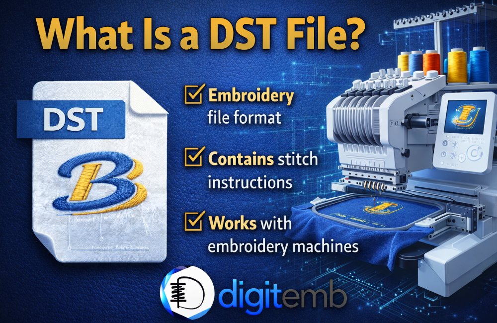 Digitalisasi Sulaman memastikan desain Anda dijahit dengan rapi