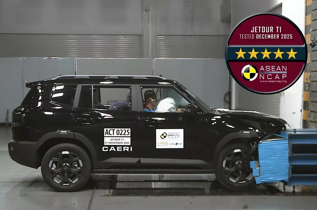 Rating Keamanan Jetour T1 Capai Bintang 5 ASEAN NCAP